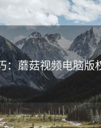 玩法技巧：蘑菇视频电脑版权威解读