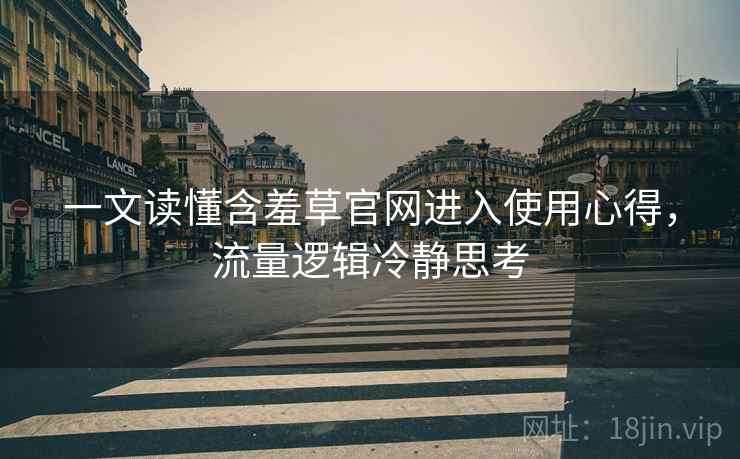 一文读懂含羞草官网进入使用心得，流量逻辑冷静思考