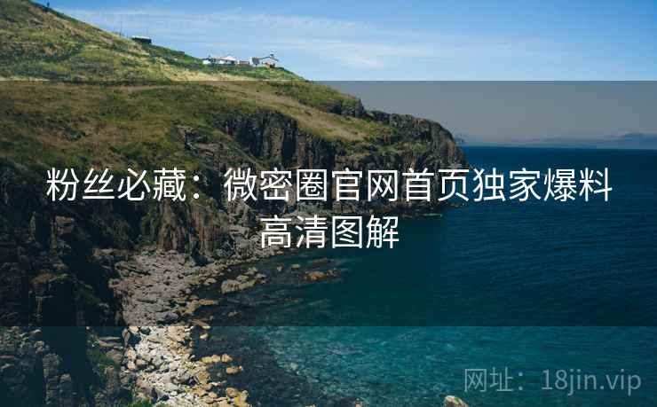 粉丝必藏：微密圈官网首页独家爆料高清图解